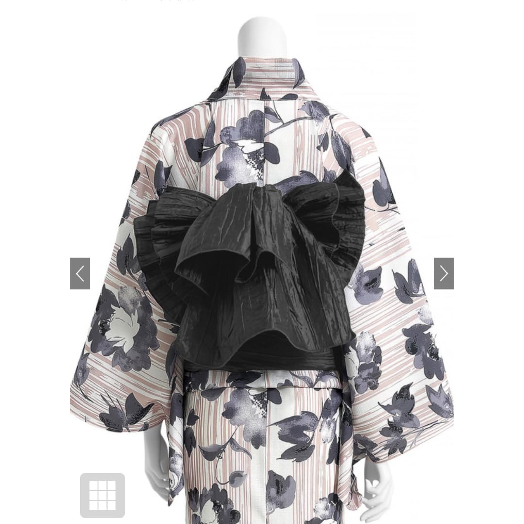 Amazon.co.jp: グレイル GRL 水彩花柄浴衣セットgi1505 浴衣 帯